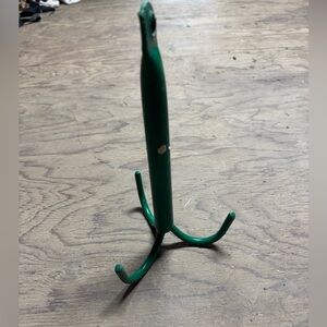 Green tack hanger prong equestrian